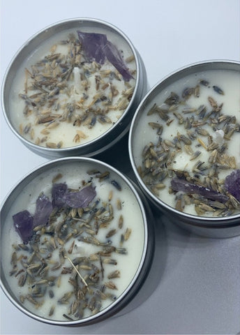 Lavender Intentional Candles-HandcraftedHealing